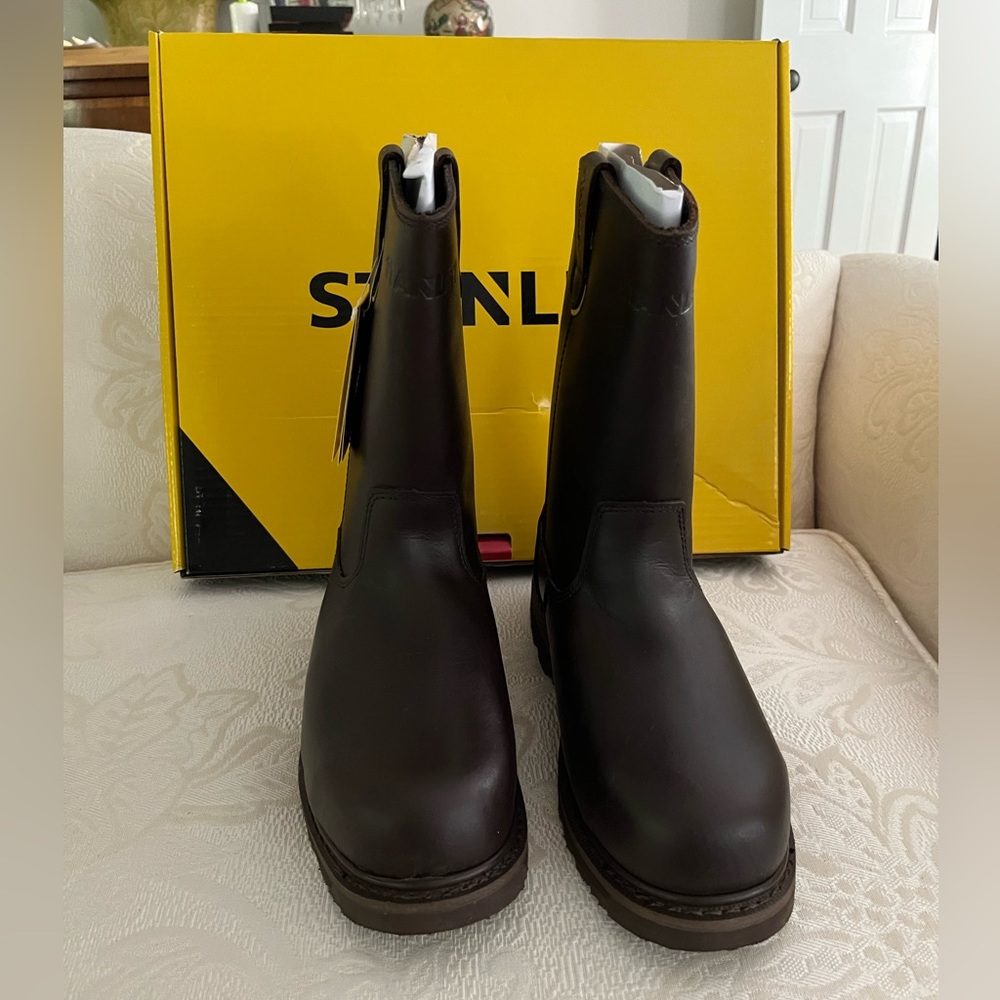 Stanley men’s dropper 2.0 steel toe industrial & construction leather boots-NWT